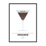 Espresso Martini Cocktail Poster - Printers Mews