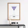Aviation Cocktail Print - Printers Mews