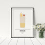 John Collins Cocktail Poster - Printers Mews