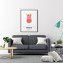 Singapore Sling Cocktail Print - Printers Mews
