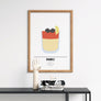 Bramble Cocktail Poster - Printers Mews