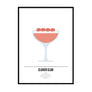 Clover Club Cocktail Poster - Printers Mews