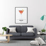 Cosmopolitan Cocktail Print - Printers Mews