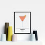 Manhattan Cocktail Print - Printers Mews