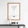 Martini Cocktail Print - Printers Mews