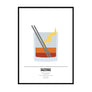 Sazerac Cocktail Poster - Printers Mews
