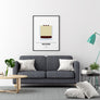 White Russian Cocktail Poster - Printers Mews