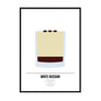 White Russian Cocktail Poster - Printers Mews