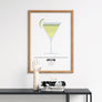 Appletini Cocktail Print - Printers Mews