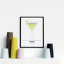 Appletini Cocktail Print - Printers Mews