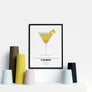 El Presidente Cocktail Print - Printers Mews