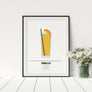 Painkiller Cocktail Print - Printers Mews