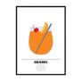 Rum Runner Cocktail Poster - Printers Mews