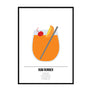 Rum Runner Cocktail Poster - Printers Mews