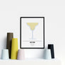 Salty Dog Cocktail Poster - Printers Mews