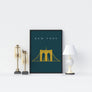 New York Brooklyn Bridge Poster - Printers Mews