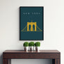 New York Brooklyn Bridge Poster - Printers Mews