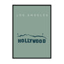 Los Angeles Hollywood Sign Print - Printers Mews