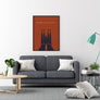 Barcelona Sagrada Familia Minimalistic Poster - Printers Mews