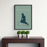 Copenhagen Little Mermaid Travel Poster - Printers Mews