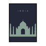 India Taj Mahal Travel Poster - Printers Mews