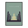 Sukhothai Historical Park Landmark Print - Printers Mews