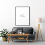 Love Delicate Script Poster - Printers Mews