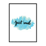 Just Smile Poster - Printers Mews