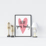 Love your Body Poster - Printers Mews