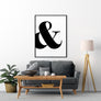 Ampersand Poster - Printers Mews