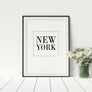 New York Poster - Printers Mews