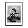 Woman Vintage Phone Poster - Printers Mews