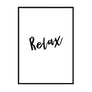 Relax Poster - Printers Mews