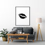 Kiss Lips Poster - Printers Mews