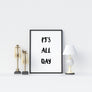 Pj's All Day Poster - Printers Mews