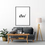 Oui Poster - Printers Mews