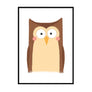 Scandi nursery print Owl