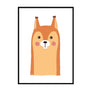 safari nursery prints Squirrel