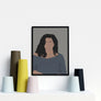 Michelle Obama Portrait Poster