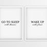 Go To Sleep With Dreams | Wake Up With Plans - Printers Mews