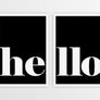 He | Llo - Printers Mews