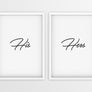 His | Hers - Printers Mews