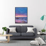Red Sunset Over Ocean - Printers Mews