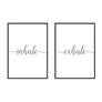 Inhale | Exhale - Printers Mews