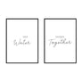 Save Water | Shower Together - Printers Mews