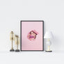Pink Kiss Poster - Printers Mews