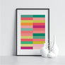 Pastel Color Bars - Printers Mews