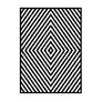 Black and White Rhombus - Printers Mews