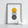 Yellow and Gray Circles - Printers Mews