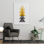 Gray and Yellow Triangles - Printers Mews